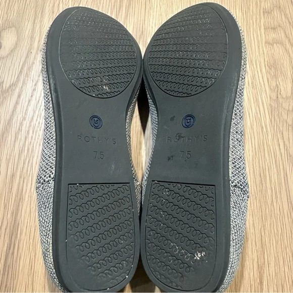 Rothy’s The Loafer Flats Gray Knit 7.5 - Picture 7 of 7